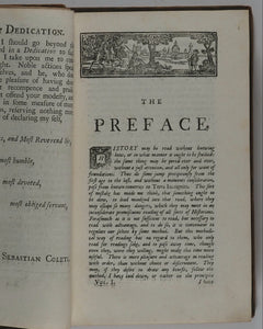 New Method of Studying History. >>FIRST EDITION<< 2 volumes. Richard Rawlinson. London: printed for W. Burton. 1728.