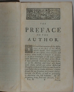 New Method of Studying History. >>FIRST EDITION<< 2 volumes. Richard Rawlinson. London: printed for W. Burton. 1728.