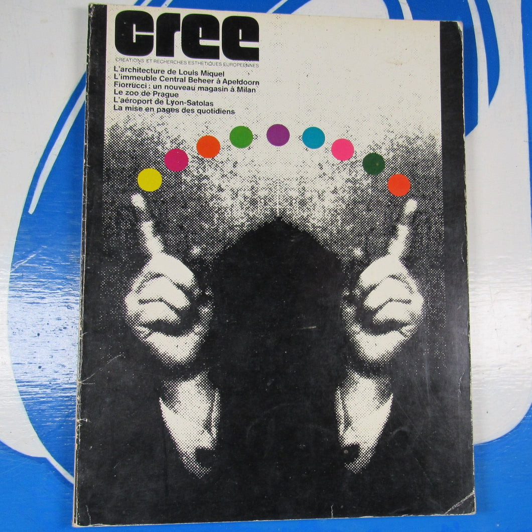 CREE (Créations et Recherches Esthétiques Européennes) N° 35. NEGREANU Gerard. BERQUE Thierry & COLLECTIF. June-July1975