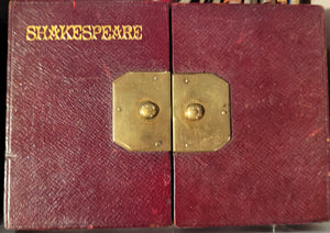 ILLUSTRATED POCKET SHAKESPEARE     SHAKESPEARE: COMPLETE WITH GLOSSARY, 8 VOLUMES, CAREFULLY EDITED AND COMPARED WITH THE BEST TEXTS BY TALFOURD BLAIR. CIRCA 1886.
