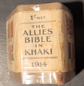 The Allies Bible in Khaki - WITH DUST-JACKET. (c.     1914) 936pp [3 copy] Glasgow & London Bryce, David and Son (1914)