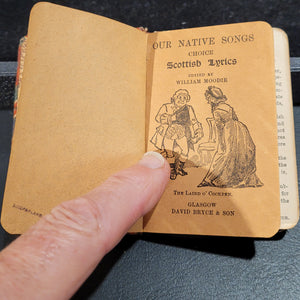 Our Native Songs-Choice Scottish Lyrics. Published by David Bryce & Co.