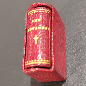 New Testament. c1896     Bound in red leather with gilt edges