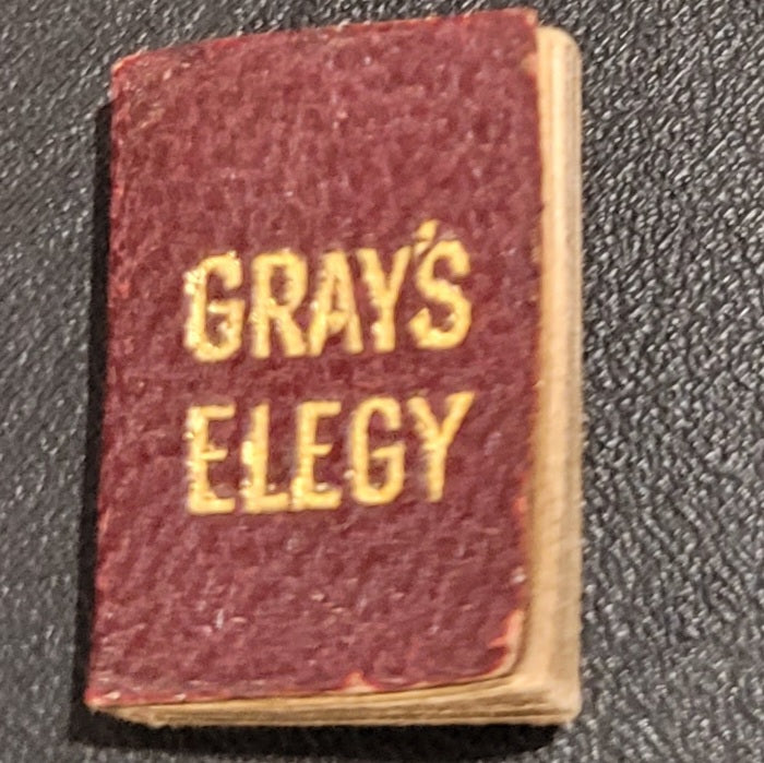 Thomas Gray's An Elegy Written in a Country Churchyard. circa 1911.