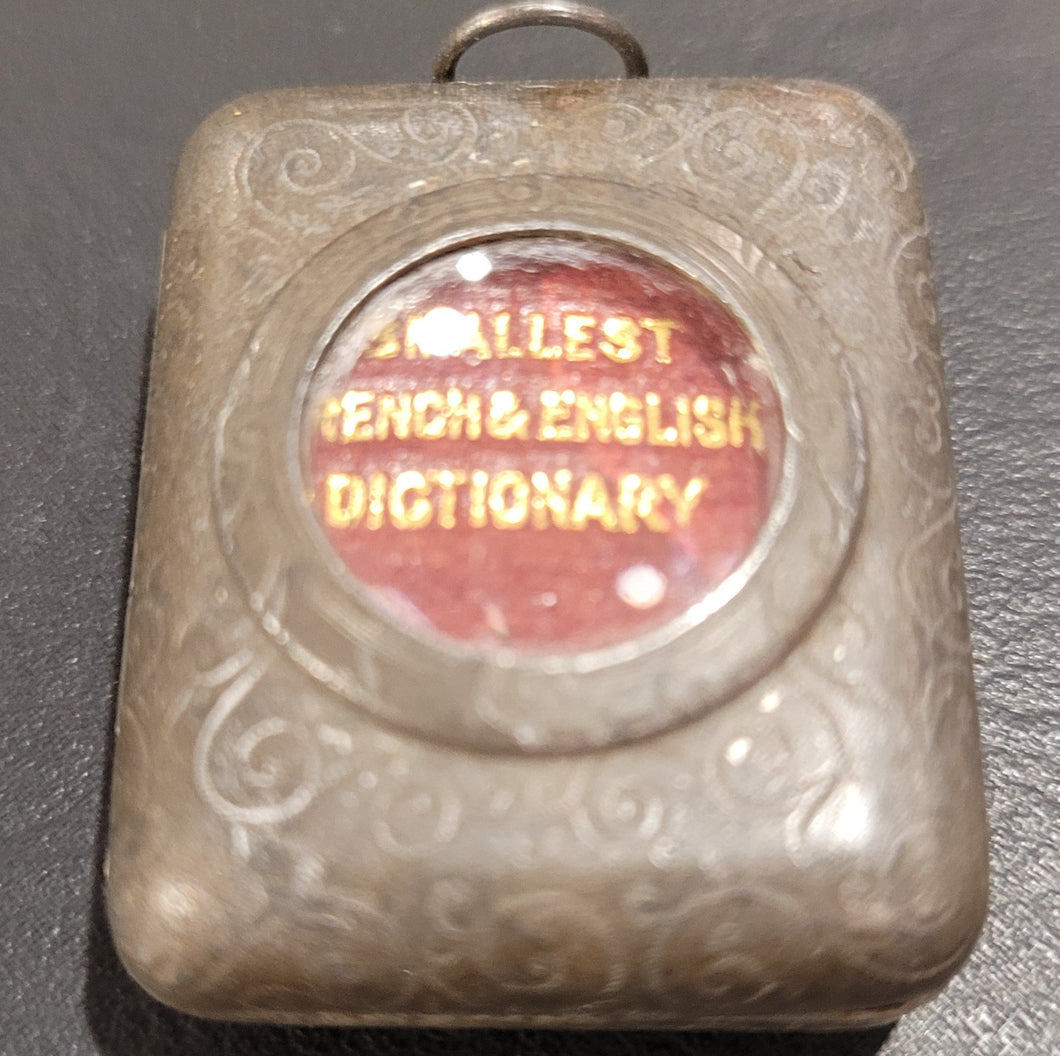 Smallest French & English Dictionary 1900