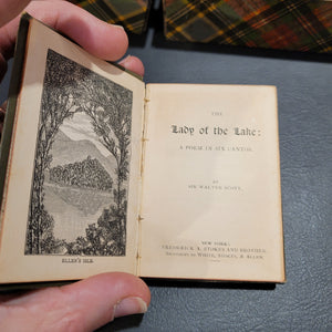 Sir Walter Scott & Robert Burns Poems: each in Six Volumes -Twelve Volumes in Total. C 1895.