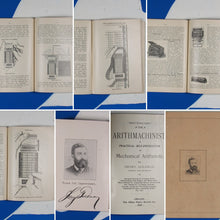 Load image into Gallery viewer, Goldman, Henry (1859-1912). The arithmachinist. A practical self-instructor in mechanical arithmetic. WITH RELATED EPHEMERA.  Chicago.  Office Men’s Record Co. 1898
