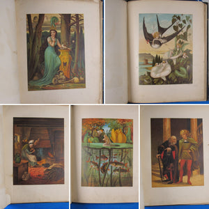 HANS CHRISTIAN ANDERSEN. FAIRY TALES. ILLUSTRATED BY TWELVE LARGE DESIGNS IN COLOUR BY E.V.B.  (Eleanor Vere Boyle)Newly translated by  H.L.D. Ward and Augusta Plesner.