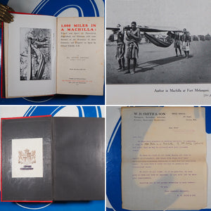 Thousand Miles in a Machilla; Travel and Sport in Nyasaland, Angoniland, and Rhodesia, with some Account of the Resources of these Countries; and chapters on sport by Colonel Colville, CB. MRS ARTHUR COLVILLE Publication Date: 1911