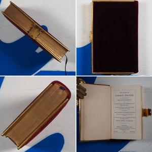 The Book of Common Prayer, and Administration of The Sacraments. Church of England>>FINE JAMES HAYDAY VELVET BINDING<< Publication Date: 1849 Condition: Very Good