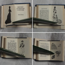 Load image into Gallery viewer, History of English Costume&gt;&gt;MICRO MINIATURE BOOK&lt;&lt; Publication Date: 1985 Condition: Near Fine
