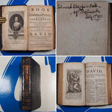 Load image into Gallery viewer, Book of common prayer, and...Psalter or Psalms of David.Church of England&gt;&gt;RARE QUEEN ANNE PRAYER BOOK AND PSALTER with ASSOCIATION&lt;&lt; Publication Date: 1701 Condition: Good
