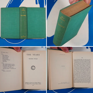 THE YEARS. VIRGINIA WOOLF. Hogarth Press. First Edition. Publication Date: 1937 Condition: Very Good