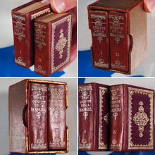 Load image into Gallery viewer, El Ingenioso Hidalgo Don Quijote de la Mancha &gt;&gt;MINIATURE BOOKS IN SLIPCASE&lt;&lt; Cervantes Saavedra, Miguel de [1547-1616]. Publication Date: 1952 Condition: Very Good
