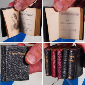 Vicar of Wakefield >>MINIATURE BOOK<< Goldsmith, Oliver. Publication Date: 1900 Condition: Very Good. Binding Variant C. blue. >>MINIATURE BOOK<<