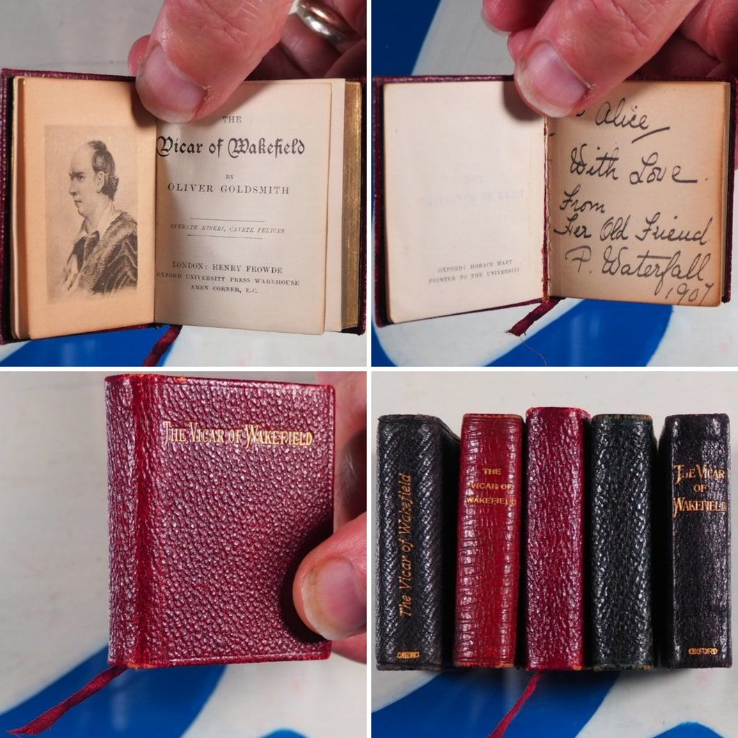 Vicar of Wakefield >>MINIATURE BOOK<< Goldsmith, Oliver. Publication Date: 1900 Condition: Very Good. Binding Variant C. >>MINIATURE BOOK<<