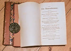 Gideon Harvey. The city remembrancer: being historical narratives of the great plague at London, 1665; great fire, 1666;