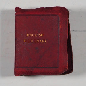 Bryce's Thumb English Dictionary: besides the ordinary and newest words in the language short explanations of a large number of scientific, philosophical, literary, and technical terms. Published by David Bryce and Sons, Glasgow.  Fair Hardcover