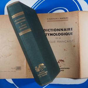 DICTIONNAIRE ETYMOLOGIQUE DE LA LANGUE FRANCAISE BLOCH O. - WARTBURG W. V. Published by PRESSES UNIVERSITAIRES DE FRANCE, 1950. Condition: Good. Hardcover