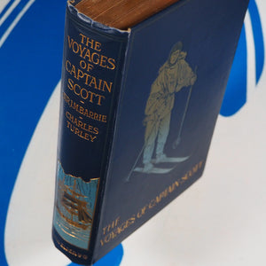 THE VOYAGES OF CAPTAIN SCOTT: Retold from 'The Voyage of the "Discovery"' and 'Scott's Last Expedition'. TURLEY, Charles; with an introduction by BARRIE, Sir J.M. Published by London: Smith, Elder, & Co., 1914.