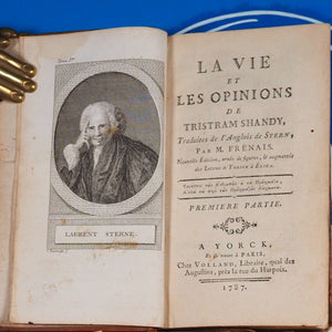 La Vie et Les Opinions de Tristram Shandy, traduites de l'Anglois de Stern par [translated by] M. Frenais. Laurent Sterne [Laurence Sterne]. Publication Date: 1787 Condition: Good