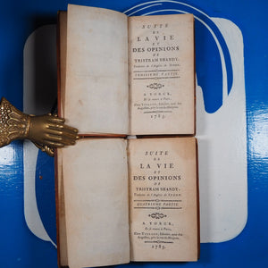 La Vie et Les Opinions de Tristram Shandy, traduites de l'Anglois de Stern par [translated by] M. Frenais. Laurent Sterne [Laurence Sterne]. Publication Date: 1787 Condition: Good