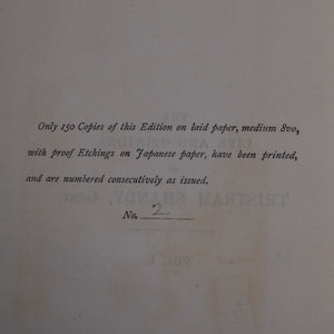 The life and opinions of Tristram Shandy gentleman. Laurence Sterne. Publication Date: 1883. Condition: Good