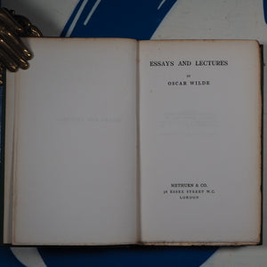 Essays and Lectures Wilde, Oscar Published by Methuen & Co., 1909 Condition: Good Hardcover