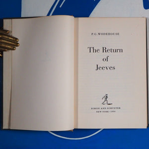 The Return Of Jeeves By Wodehouse, P.G USED NEAR FINE HARDCOVER FIRST Condition Near Fine
