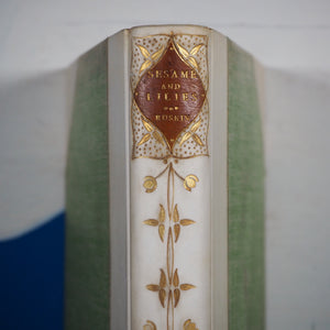 Sesame and Lilies : Three Lectures>>ART NOUVEAU RIVIERE BINDING<< Ruskin, John. Publication Date: 1902 Condition: Very Good