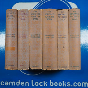 The Second World War >>>All 1st Edition, 1st Issue, Six Volume Set<<< Winston S. Churchill Publication Date: 1948 Condition: Good