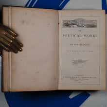 Load image into Gallery viewer, POETICAL WORKS OF SIR WALTER SCOTT SIR WALTER SCOTT &gt;&gt;MAUCHLINE FERN WARE BINDING&lt;&lt; Publication Date: 1874 Condition: Very Good
