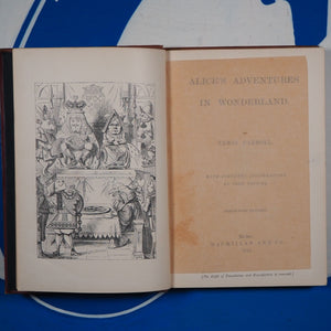 Alice's Adventures in Wonderland. Carroll, Lewis (Dodgson, Charles Lutwidge). Publication Date: 1870 Condition: Very Good