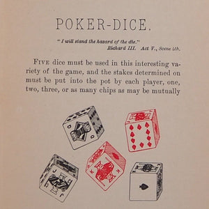 The Gentlemen's Hand-Book on Poker by "Florence" William Jermyn Florence. Publication Date: 1892 Condition: Very Good