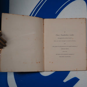 The glories of crinoline; by a doctor of philosophy. DOCTOR OF PHILOSOPHY, pseud. [James Hain Friswell (1825 -78) ]+[Elizabeth Lowe contemporary handwrittn note]. Publication Date: 1866 Condition: Very Good