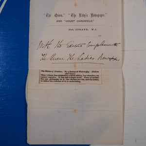 The glories of crinoline; by a doctor of philosophy. DOCTOR OF PHILOSOPHY, pseud. [James Hain Friswell (1825 -78) ]+[Elizabeth Lowe contemporary handwrittn note]. Publication Date: 1866 Condition: Very Good