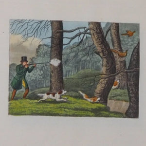SHOOTING. [Six fine, early colour aquatints, depicting grouse, partridge, pheasant and woodcock shooting. ] IN THE MANNER OF SAMUEL HOWITT. Publication Date: 1830. Condition: Very Good
