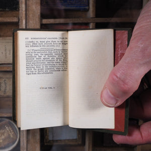 Orations of Demosthenes. Pronounced to excite the Athenians against Philip, King of Macedon; and on Occasions of Public Deliberation. Translated by Thomas Leland. Demosthenes. >>MINIATURE JONES DIAMOND CLASSIC<< Publication Date: 1828