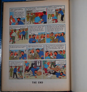 EXPLORERS ON THE MOON. (The Adventures of TINTIN). FIRST ENGLISH Edition; HERGE [pseud. Georges Remi]. Leslie Lonsdale-Cooper & Michael Turner [Translators] . Published by Methuen. 1959 Comic Condition: Very Good Hardcover