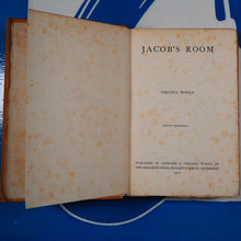 Load image into Gallery viewer, JACOB&#39;S ROOM. WOOLF, Virginia. Published by Hogarth Press, 1922 Hardcover. Inscribed by Sassoon to his first gay lover.
