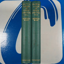Load image into Gallery viewer, Black Lamb and Grey Falcon: The Record of a Journey through Yugoslavia in 1937 [2 Volumes] Rebecca West Published by Macmillan and Co., London, 1942 Condition: Very Good Hardcover.,
