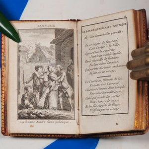 Etrennes du Sentiment, dediees aux ames bienfaisantes. A.P.D.R. >>SCARCE MINIATURE ALMANAC<< Publication Date: 1784 Condition: Very Good. >>MINIATURE BOOK<<