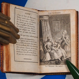 Etrennes du Sentiment, dediees aux ames bienfaisantes. A.P.D.R. >>SCARCE MINIATURE ALMANAC<< Publication Date: 1784 Condition: Very Good. >>MINIATURE BOOK<<