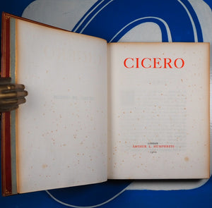 De Officiis>>ART NOUVEAU BINDING<< Cicero Publication Date: 1902 Condition: Very Good