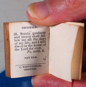 Small Rain Upon the Tender Herb Deut. xxxii. 2. Publication Date: 1830 Condition: Very Good. >>MINIATURE BOOK<<