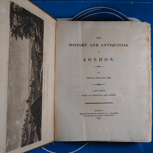 The History and Antiquities of London. A New Edition, with an Appendix and Index. PENNANT, Thomas (1726-1798). >EXTRA-ILLUSTRATED FROM MORDEN'S "PROSPECT OF LONDON"< Publication Date: 1814