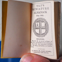 Load image into Gallery viewer, Tilt&#39;s Miniature Almanack for 1857. Publication Date: 1857 Condition: Very Good. &gt;&gt;MINIATURE BOOK&lt;&lt;
