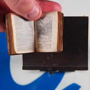 Holy Bible Containing the Old and New Testaments. Chained Bible and Lectern.>>MINIATURE BOOK<< Publication Date: 1901 Condition: Good