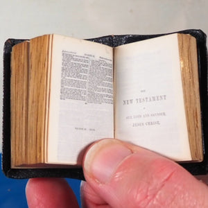 The Holy Bible Containing the Old and New Testaments Translated out of the Original Tongues.by His majesty's special command. >>MINIATURE BOOK<< Publication Date: 1896 Condition: Very Good