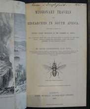 Load image into Gallery viewer, Missionary Travels and Researches in South Africa; Including a Sketch of Sixteen Years&#39; Residence in the Interior of Africa, and a Journey From the Cape of Good Hope to Loanda on the West Coast, Thence Across the Continent, Down the River Zambesi
